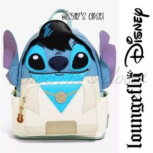 Loungefly x Disney Lilo & Stitch Elvis Stitch Figural
Mini Backpack